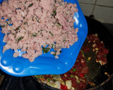 Foto del paso 4 de la receta: Espaguetis con salsa de tomate y jamón molido