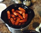 A picture of step 2 of Perfect Lil Smokies.