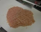 A picture of step 3 of Tsukune-style Chicken Patties with Asparagus.
