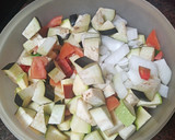 Foto del paso 1 de la receta: Bacalao con verduras en freidora de aire