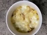 มักกะโรนีอบชีส (สูตร Microwave)