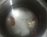 A picture of step 1 of Khajoor ka Kahwa.