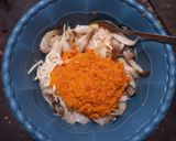 Foto langkah ke 5 dari resep Udang Pepes Jamur.