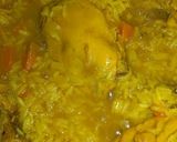 Foto del paso 1 de la receta: Guiso de arroz y pollo con azafrán