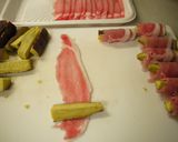 A picture of step 3 of Sweet Potato Pork Rolls.