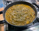 A picture of step 23 of Chicken Curry with Chickpeas, Eggplant, and Spinach.