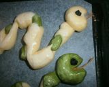 A picture of step 6 of "Snake" Bread.