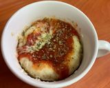 Foto del paso 6 de la receta: Pizza individual en taza
