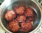 Фото кроку 3 до ПП Гречневые котлеты с куриным фаршем в томатном соусе.