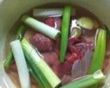 A picture of step 1 of Simmered Beef Tendon.