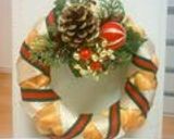 A picture of step 23 of Christmas Wreath Made From Bread.