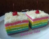 Foto langkah ke 18 dari resep Rainbow Cake Kukus Ny.Liem Super Lembut.