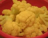 A picture of step 4 of Curried Cauliflower.