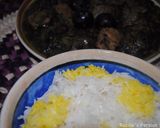 A picture of step 24 of Persian herb stew (Qormeh sabzi).