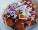 Hình bước làm 2 của món Mì xào tôm rau củ và nấm đùi gà