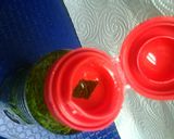 A picture of step 1 of Dill infused oil.