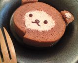 A picture of step 5 of A Simple Cake in a Frying Pan Teddy Bear Cake.
