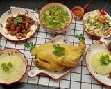 Hình bước làm 6 của món Cơm gà nhà mình