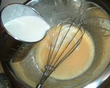 A picture of step 2 of Blueberry Far Bretons.