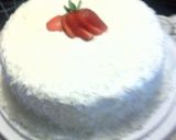 A picture of step 7 of sunshine coconut cake.