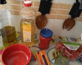 Foto del paso 1 de la receta Ensalada de pimientos en tiritas con atún y bocas de mar