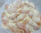 A picture of step 3 of Super Easy Pan-Fried Chicken Tenderloins with Grated Cheese.