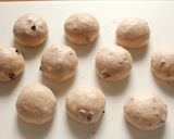 A picture of step 6 of Valentine's Day Decorated Chocolate Buns - Bread Machine Version.