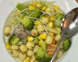 Hình bước làm 5 của món Canh sườn hạt sen tốt cho mẹ bầu