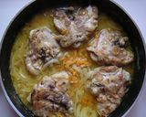 A picture of step 5 of Chicken with Orange Sauce.