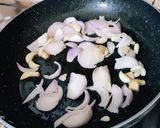 A picture of step 2 of Palak paneer.