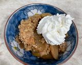 A picture of step 7 of Apple Crisp with Oat Crumble Topping.