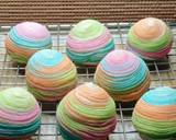 Cara Membuat Rainbow Thousand Layer MooncakeFlaky Mooncake 8