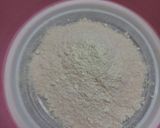 A picture of step 1 of Urad dal appalam or papad.