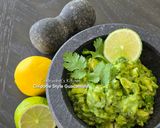 A picture of step 2 of Chipotle Style Guacamole.
