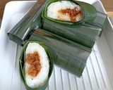 Foto langkah ke 6 dari resep Lemper Abon Gulung ✅.
