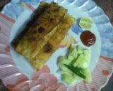 A picture of step 2 of Veg roll.