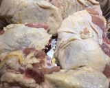 A picture of step 1 of Corona Chicken.