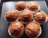 Hình bước làm 4 của món Bánh muffin cacao