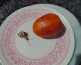 A picture of step 2 of #CR#NVM#Raw papaya curry.