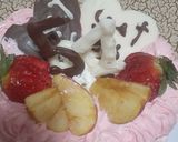 صورة لخطوة 7 من وصفة كيك عيد ميلاد ابي غالي ❤❤❤