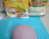 Foto langkah ke 3 dari resep Bakpao Ubi Ungu (isi kacang merah - No Mixer).