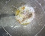 Foto del paso 1 de la receta: Fainá de garbanzo y queso, licuado