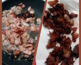 A picture of step 2 of Sarah's meatloaf.