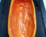A picture of step 1 of Papaya Mango Smoothies.