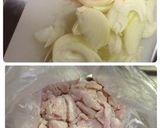 A picture of step 1 of Tender, Fluffy and Creamy Oyakodon (Egg and Chicken Rice Bowl) Made with Chicken Breast.