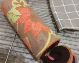 Foto langkah ke 5 dari resep Brownies Kukus Batik Roll cake.