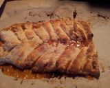 A picture of step 8 of Bisquick braid.