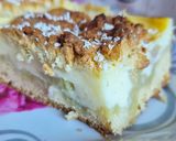 Une image de l'étape 9 de Carré pâtissier à la rhubarbe avec son crumble 😃.
