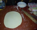 A picture of step 2 of Chapati and potato stew#4weekchallengecontest.
