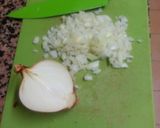 A picture of step 2 of Heavy Carbonara.